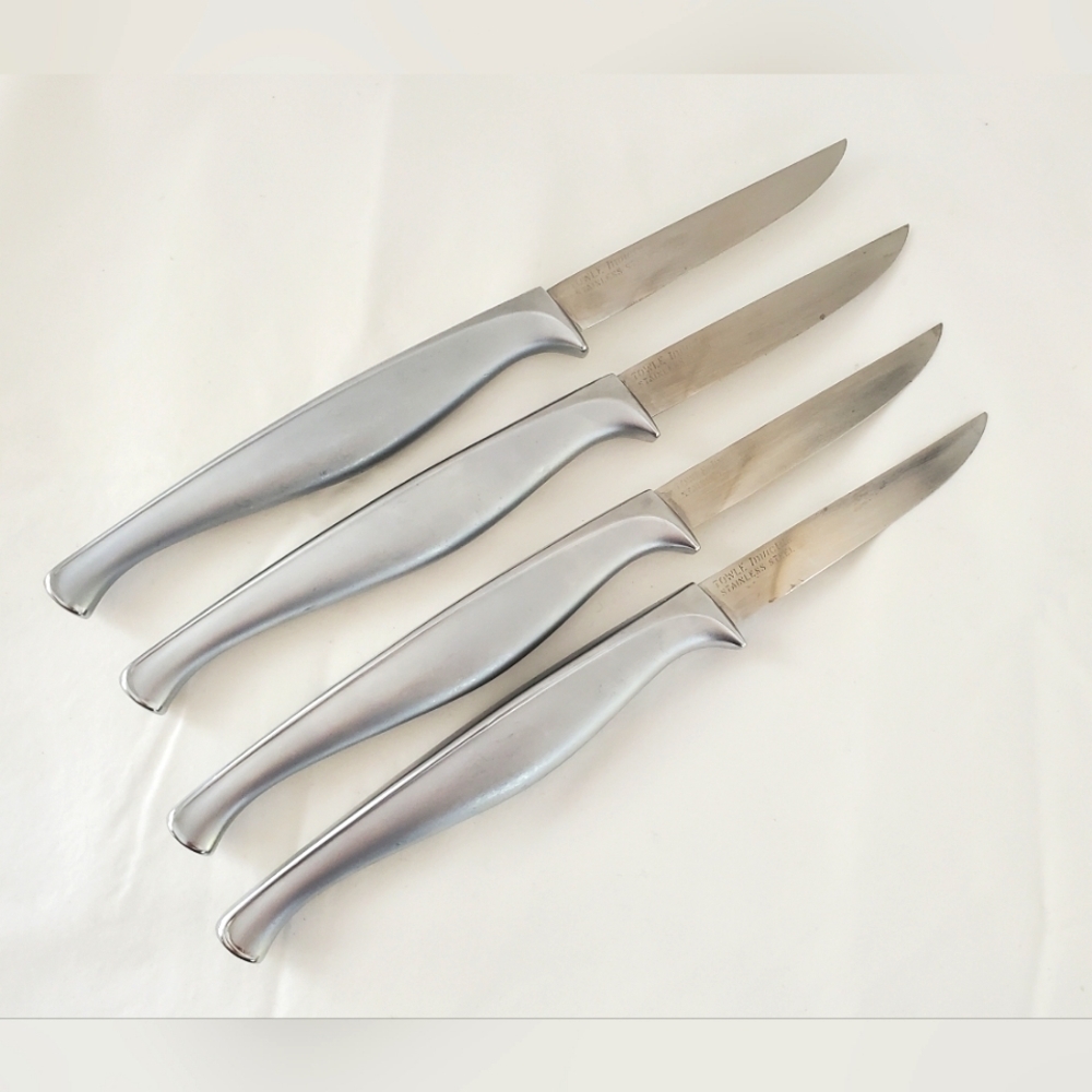 Vintage 1960's Towle Invictus Stainless Steel Steak Knives